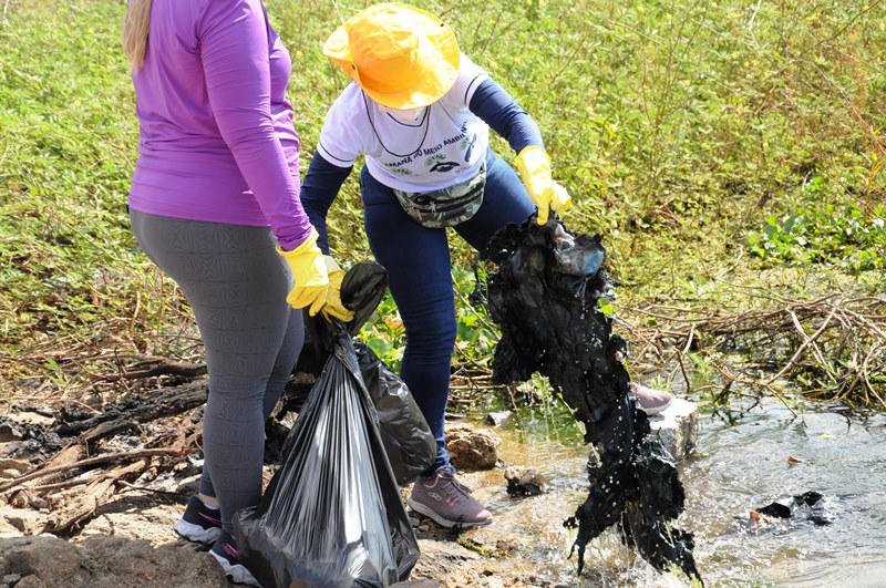 Ação ecológica no Açude do Jatobá