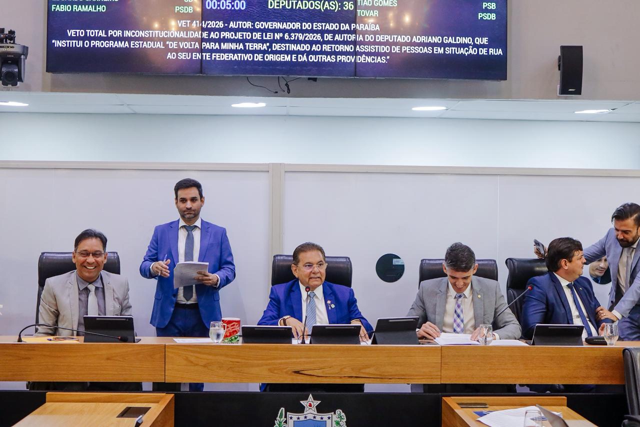 Foto: Reprodução ALPB